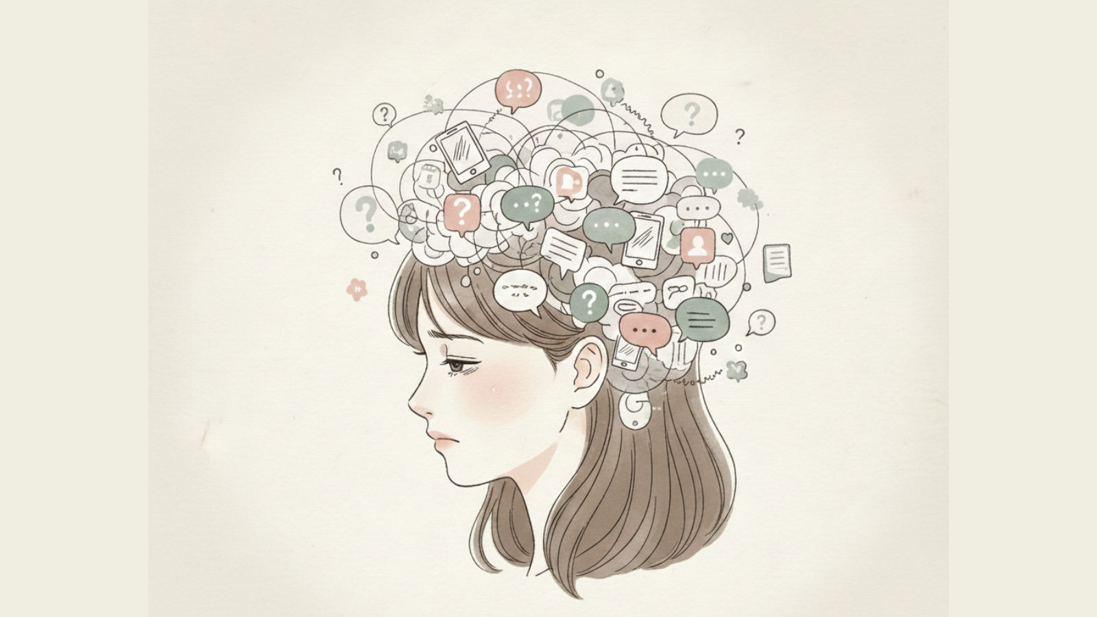 思考　悩み　モヤモヤ　答えが出ない