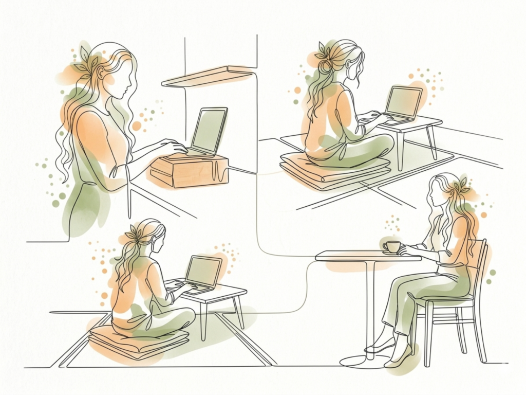 パソコン デスクワーク 環境 疲れづらい 方法